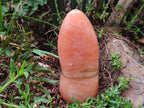 Polished Large Orange Twist Calcite Standing Display Piece x 1 From Maevatanana, Madagascar - Toprock Gemstones and Minerals 