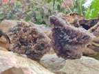 Natural Smokey Fluorite Specimens with Yellow Muscovite Mica x 5 From Erongo, Namibia - Toprock Gemstones and Minerals 