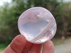 Polished Gemmy Rose Quartz Palm Stones x 12 From Madagascar - Toprock Gemstones and Minerals 