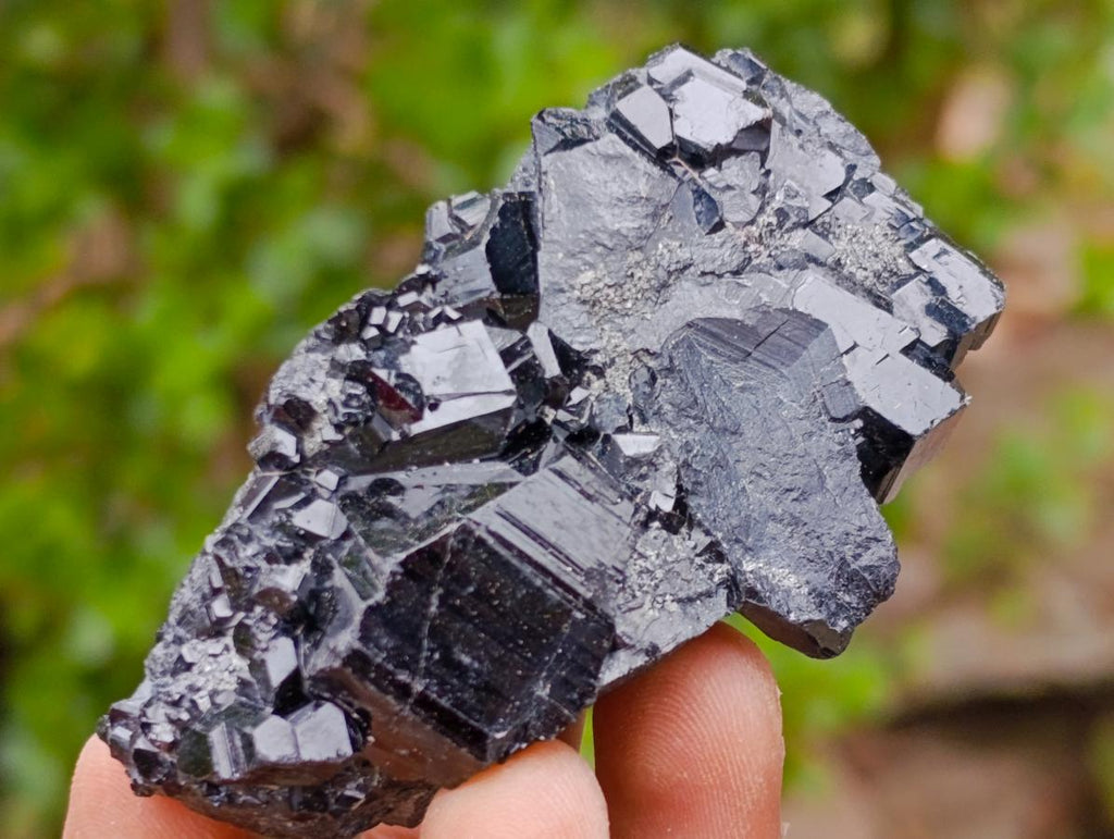 Natural Schorl Black Tourmaline Specimens x 12 From Erongo, Namibia - Toprock Gemstones and Minerals 