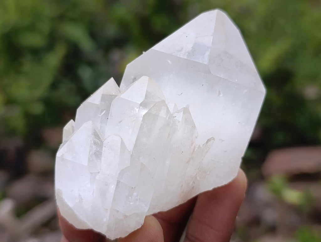 Natural Cascading "Anananas" Candle Quartz Crystals x 12 From Antsirabe, Madagascar - Toprock Gemstones and Minerals 
