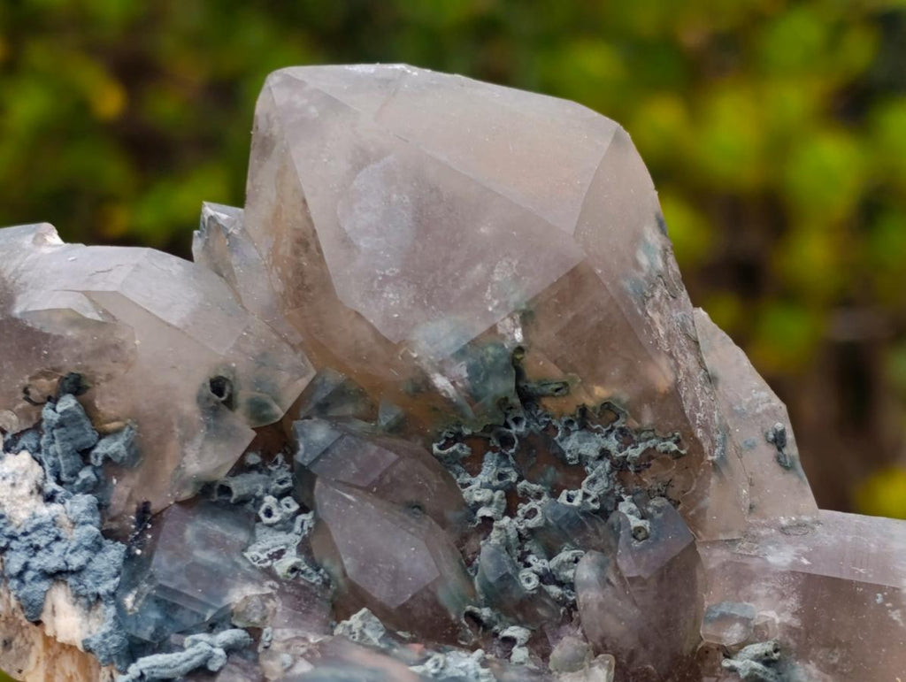 Natural Smokey Quartz Clusters with Foitite x 6 From Erongo, Namibia - Toprock Gemstones and Minerals 