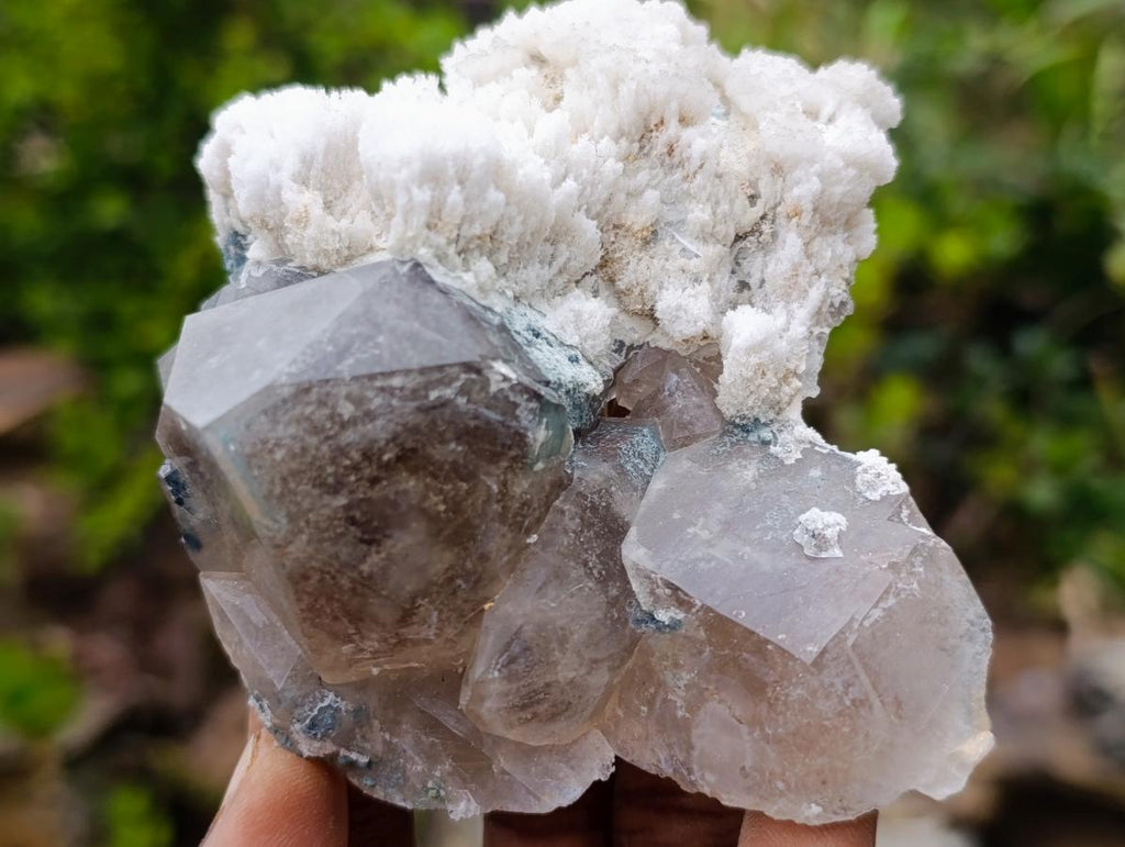 Natural Smokey Quartz Clusters with Foitite x 6 From Erongo, Namibia - Toprock Gemstones and Minerals 