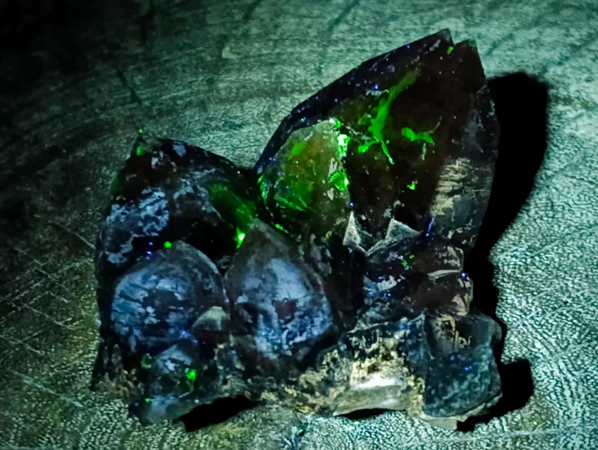 Natural Smokey Quartz Clusters with Foitite x 6 From Erongo, Namibia - Toprock Gemstones and Minerals 