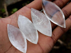 Polished Rock Crystal Quartz "Angel Tears" Jewellery Size Free Forms x 35 From Madagascar - Toprock Gemstones and Minerals 