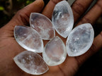 Polished Rock Crystal Quartz "Angel Tears" Jewellery Size Free Forms x 35 From Madagascar - Toprock Gemstones and Minerals 