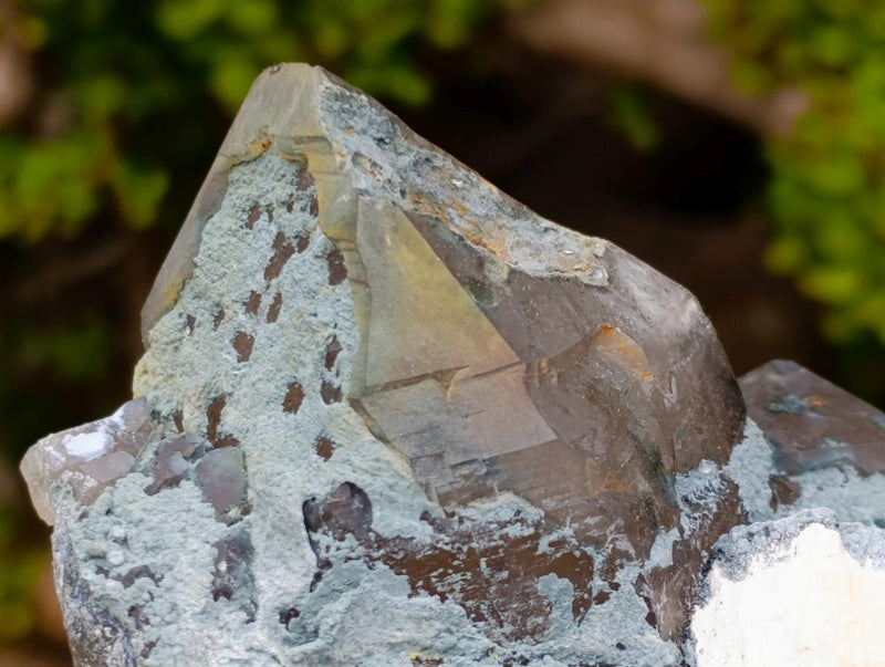 Natural Large Smokey Quartz Clusters with Associated Minerals x 1 From Erongo, Namibia - Toprock Gemstones and Minerals 
