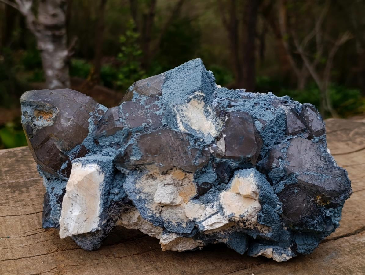 Natural Large Smokey Quartz Clusters with Associated Minerals x 1 From Erongo, Namibia - Toprock Gemstones and Minerals 
