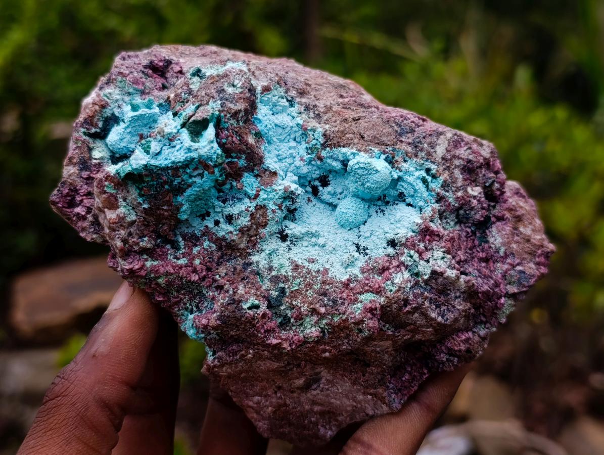 Natural Mix of Mineral Specimens x 2 From Congo - Toprock Gemstones and Minerals 