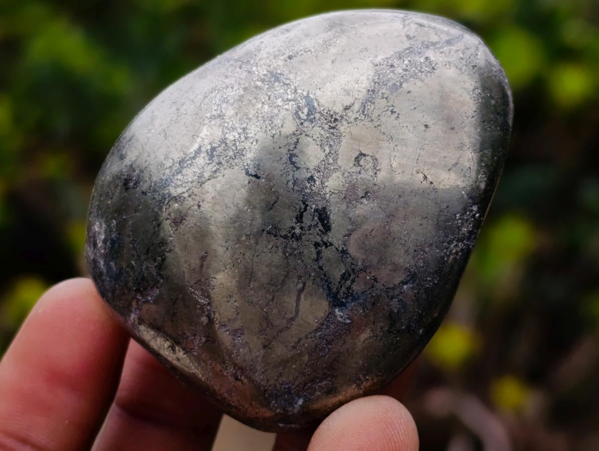 Polished Basalt Pharaoh Stone Free Forms x 12 From Iron Duke Mine, Zimbabwe - Toprock Gemstones and Minerals 