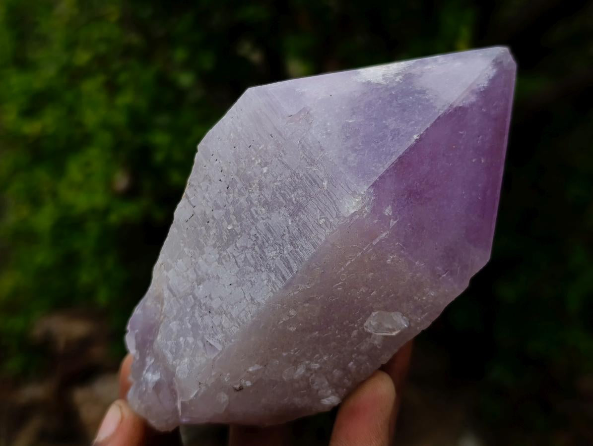 Natural Large Jacaranda Amethyst Single Crystals x 3 From Mumbwa, Zambia - Toprock Gemstones and Minerals 
