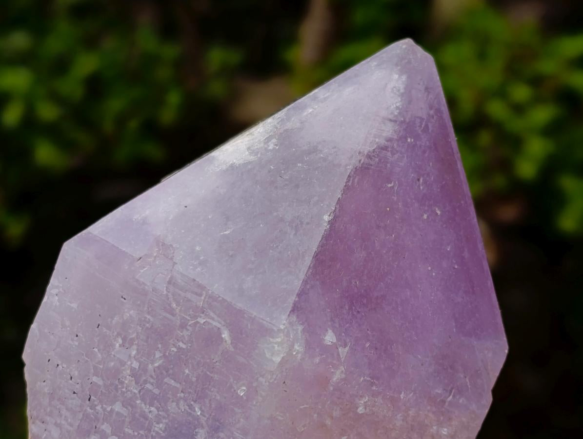 Natural Large Jacaranda Amethyst Single Crystals x 3 From Mumbwa, Zambia - Toprock Gemstones and Minerals 