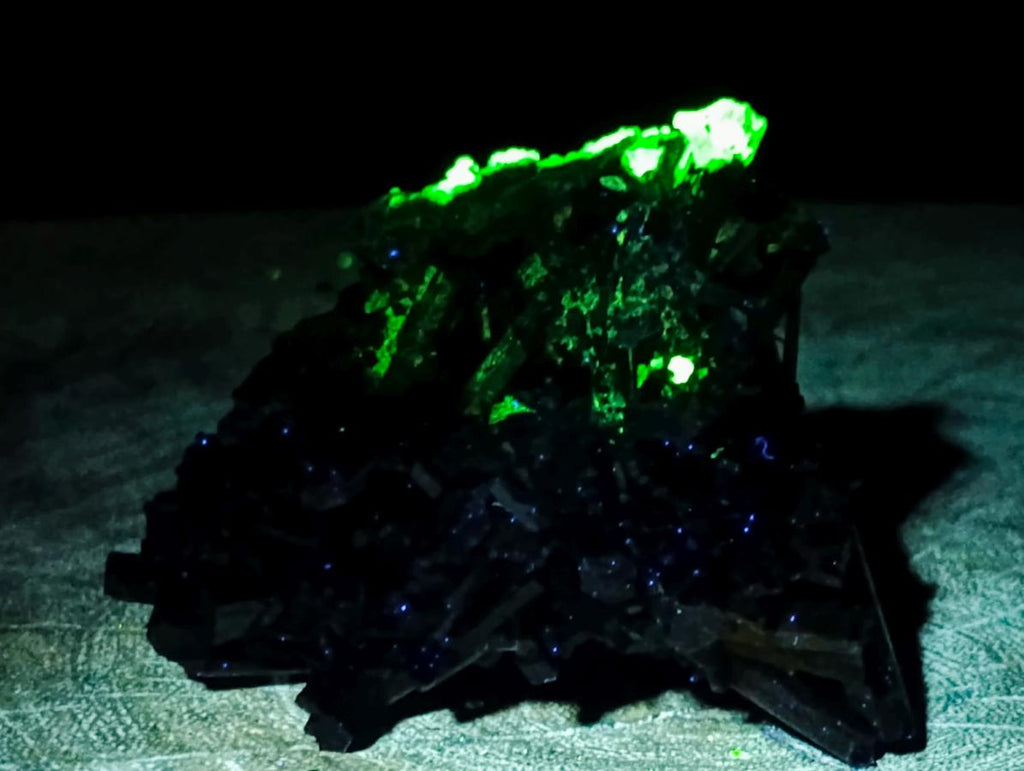 Natural Schorl Black Tourmaline Cluster Specimens with Associated Minerals x 12 From Erongo, Namibia - Toprock Gemstones and Minerals 
