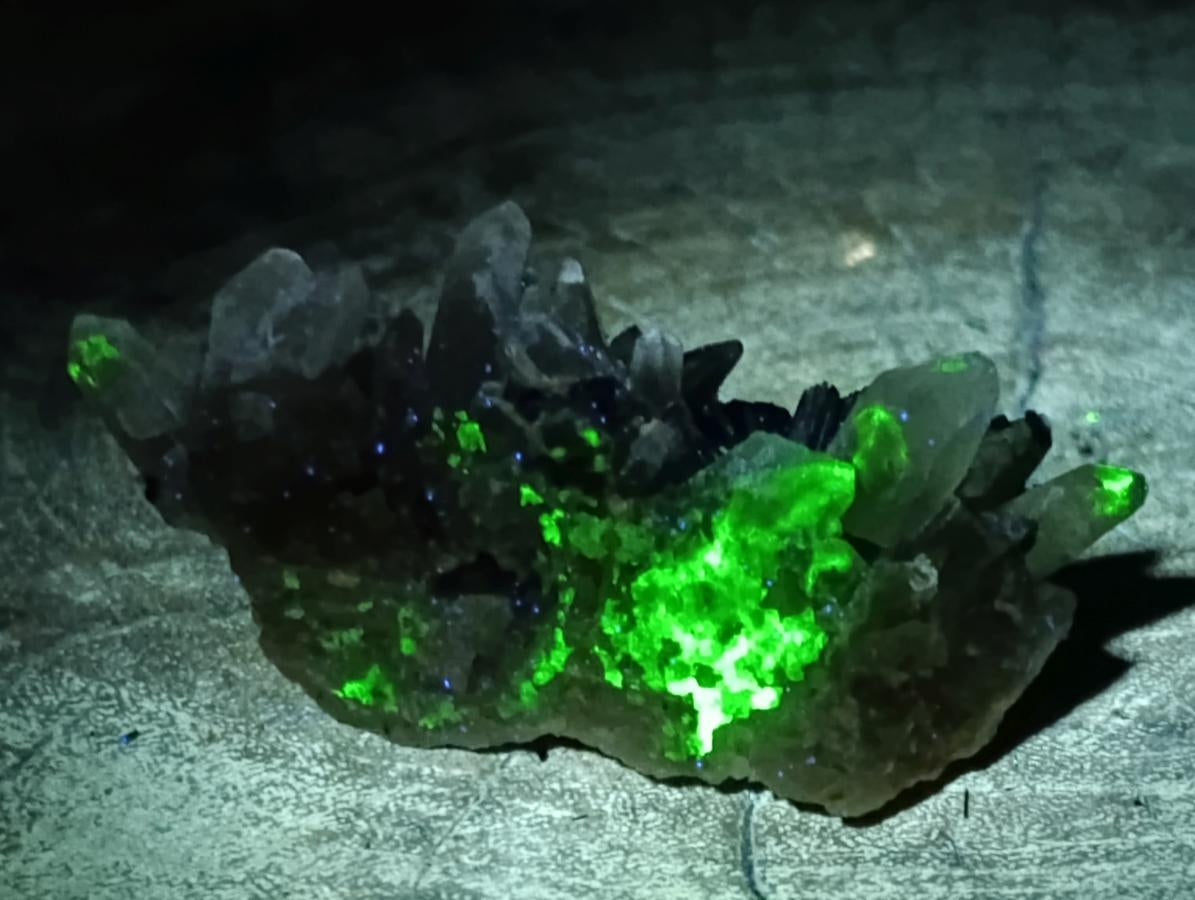 Natural Schorl Black Tourmaline Cluster Specimens with Associated Minerals x 12 From Erongo, Namibia - Toprock Gemstones and Minerals 