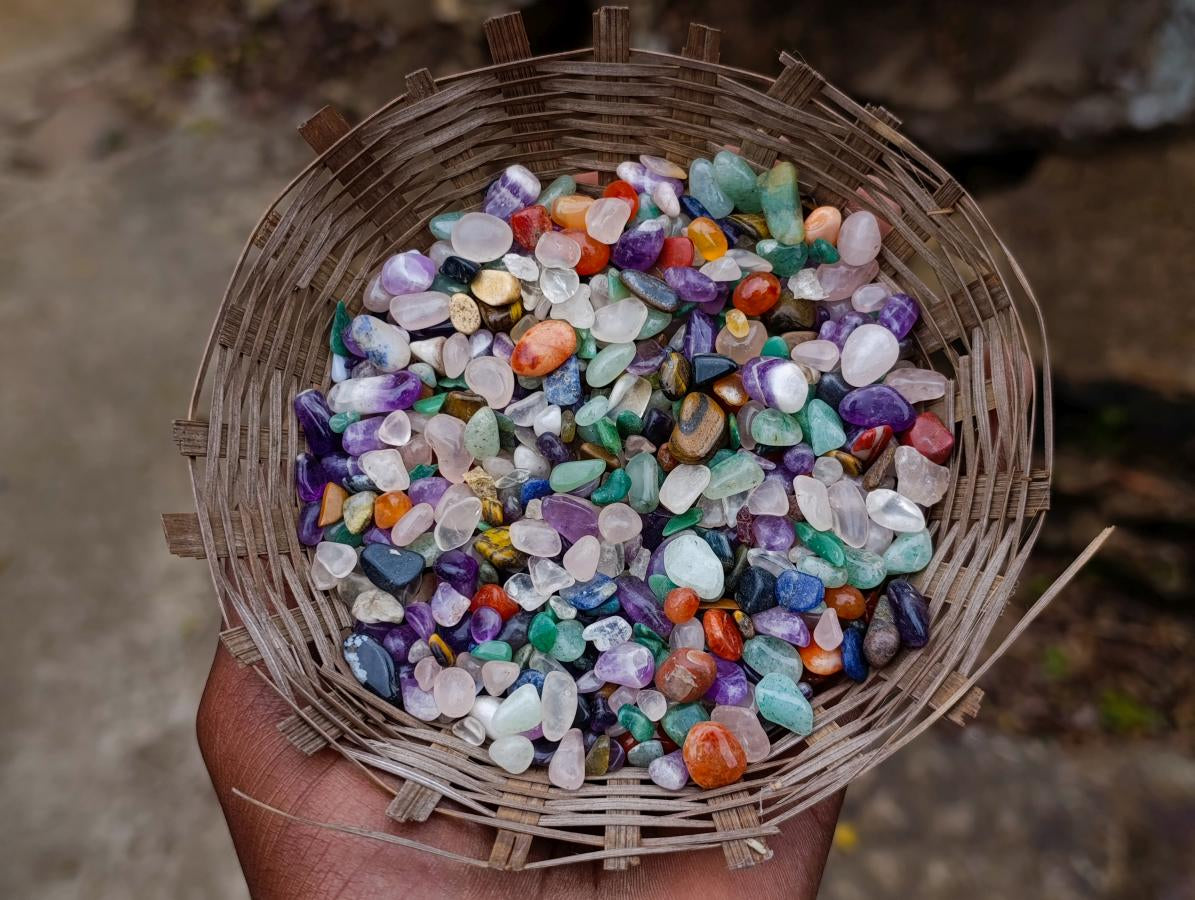 Polished Mix of Tumbled Stone Bags of 6kg Lots x 6 From Southern Africa - Toprock Gemstones and Minerals 