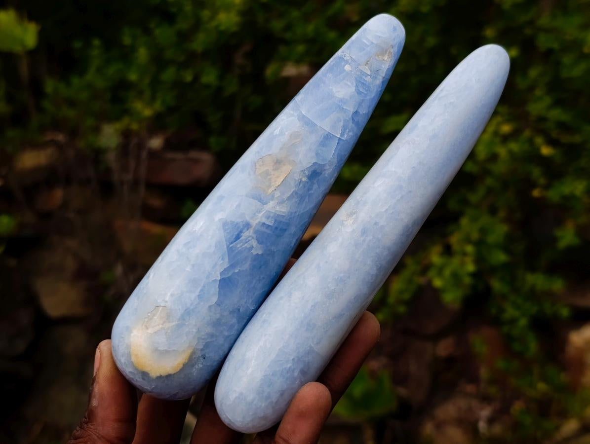Polished Mix of Multi Mineral Massage Wands x 5 From Madagascar - Toprock Gemstones and Minerals 
