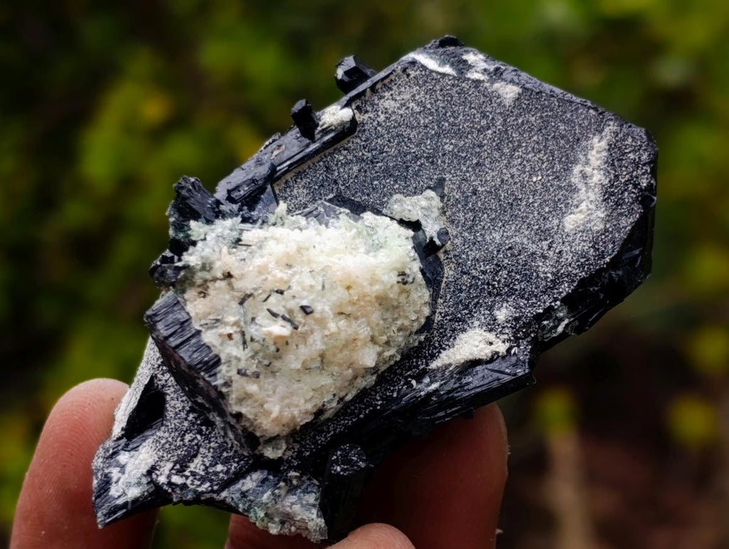 Natural Schorl Black Tourmaline Specimens with Associated Minerals x 13 From Erongo, Namibia - Toprock Gemstones and Minerals 