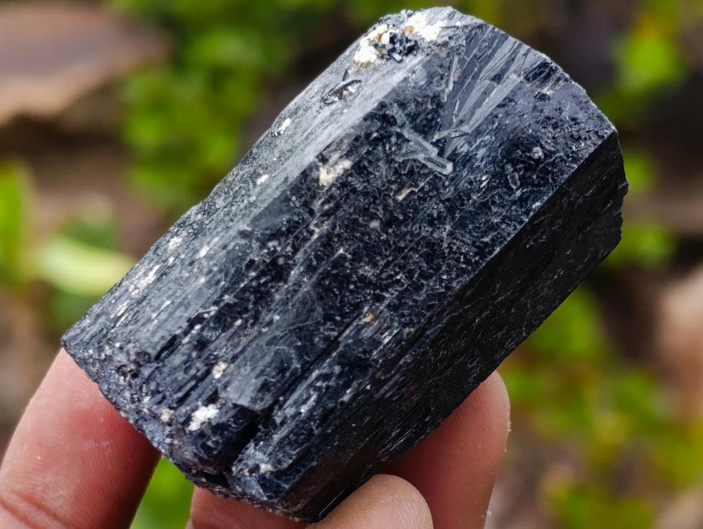 Natural Schorl Black Tourmaline Specimens with Associated Minerals x 13 From Erongo, Namibia - Toprock Gemstones and Minerals 