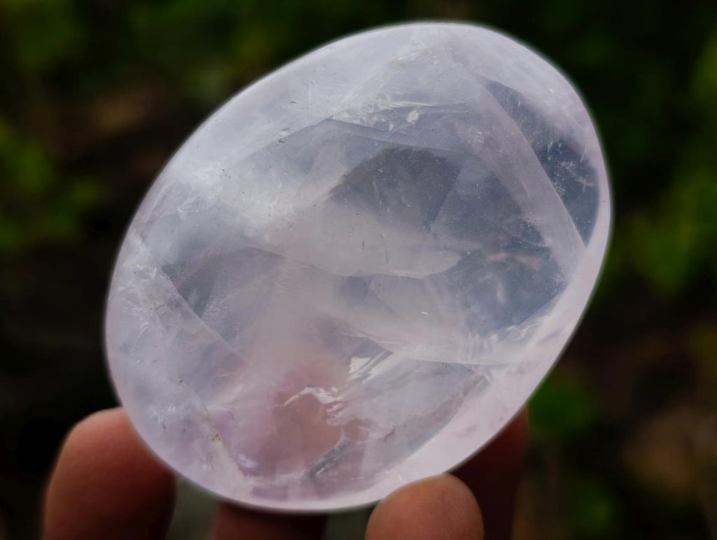 Polished Gemmy Rose Quartz Palm Stones x 12 From Madagascar - Toprock Gemstones and Minerals 