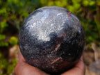 Polished Large Silver Lead Galena Sphere x 1 From Kaokoveld, Namibia - Toprock Gemstones and Minerals 