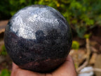 Polished Large Silver Lead Galena Sphere x 1 From Kaokoveld, Namibia - Toprock Gemstones and Minerals 