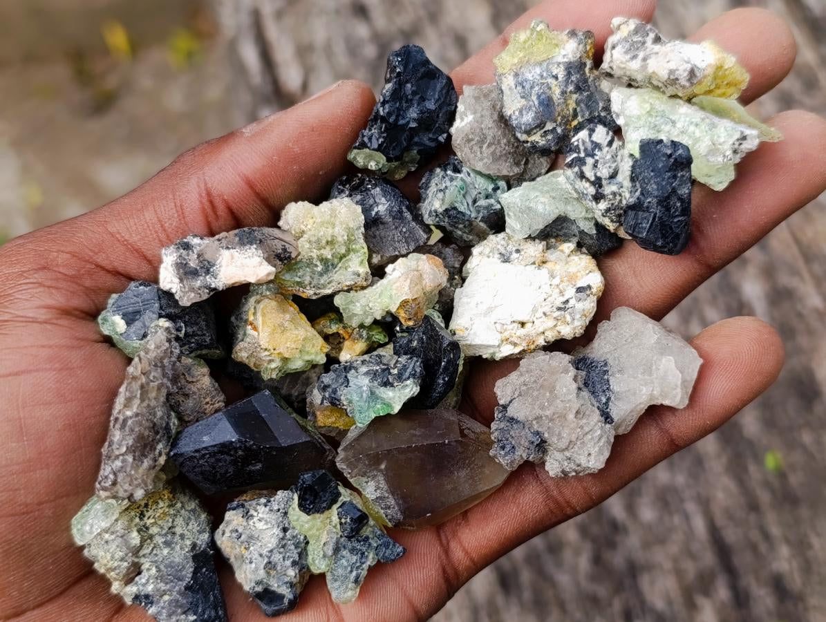 Natural Smokey Quartz Crystals and Clusters with Associated Minerals x 42 From Erongo, Namibia - Toprock Gemstones and Minerals 