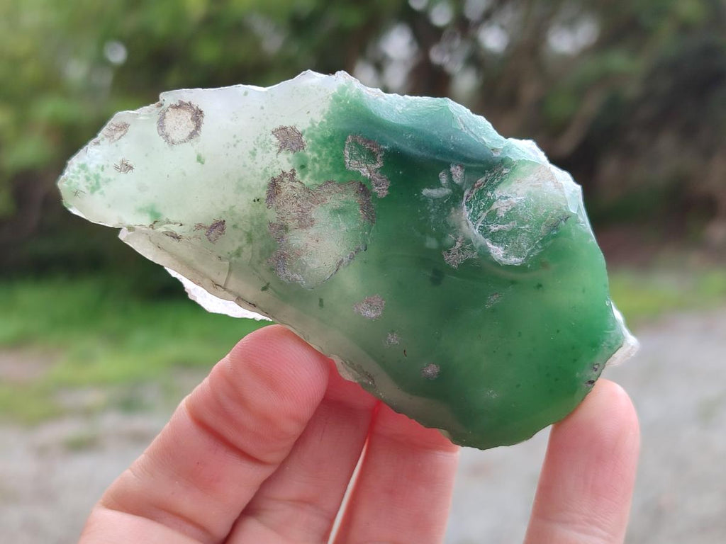 Polished One Side Mtorolite Chrysoprase Slices x 24 From Mutorashanga, Zimbabwe - Toprock Gemstones and Minerals 