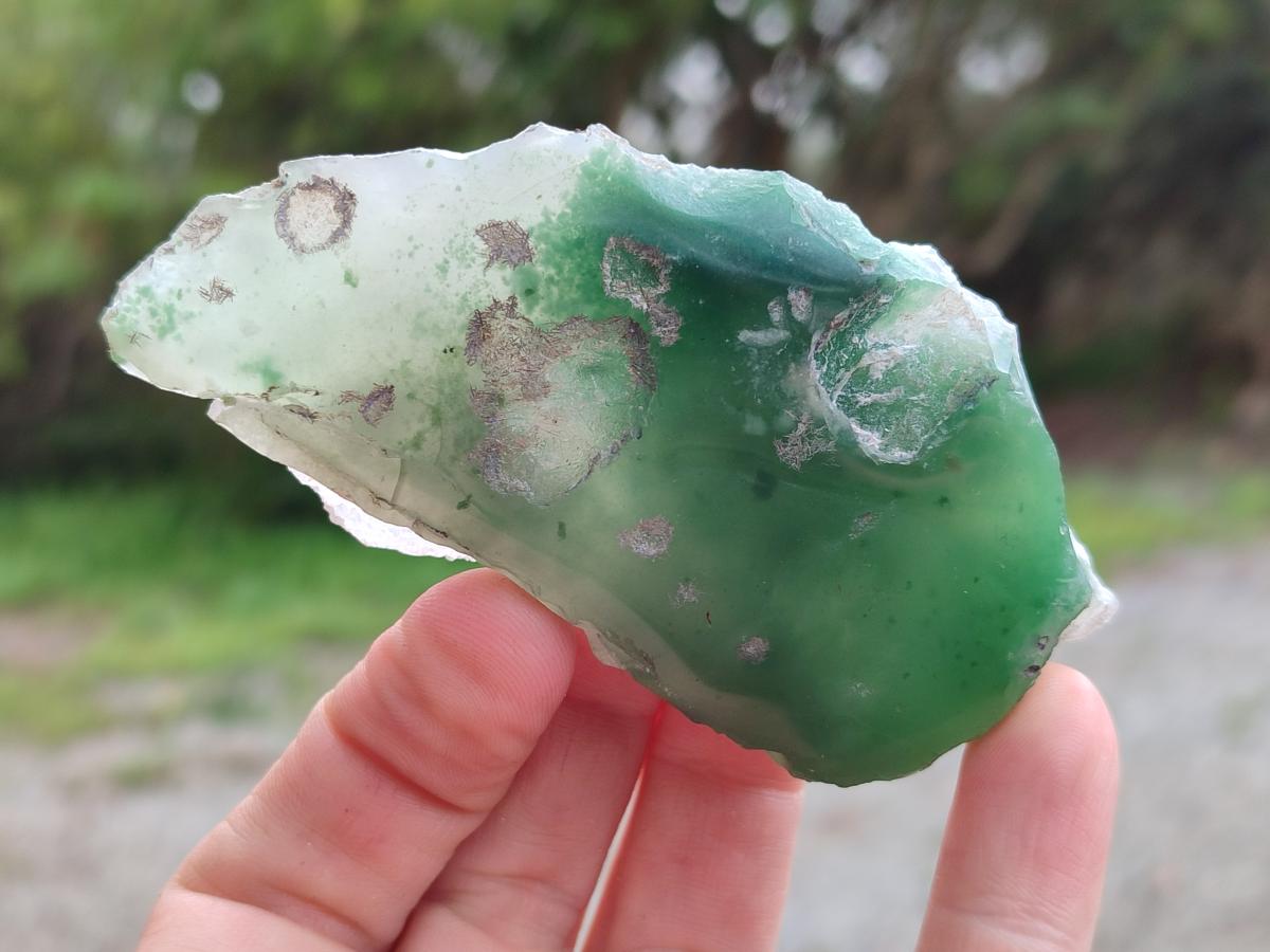 Polished One Side Mtorolite Chrysoprase Slices x 24 From Mutorashanga, Zimbabwe - Toprock Gemstones and Minerals 