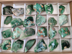 Polished One Side Mtorolite Chrysoprase Slices x 24 From Mutorashanga, Zimbabwe - Toprock Gemstones and Minerals 