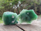 Polished One Side Mtorolite Chrysoprase Slices x 24 From Mutorashanga, Zimbabwe - Toprock Gemstones and Minerals 
