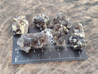 Natural Smokey Fluorite Specimens with Yellow Muscovite Mica x 70 From Erongo, Namibia - Toprock Gemstones and Minerals 