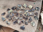 Natural Smokey Fluorite Specimens with Yellow Muscovite Mica x 70 From Erongo, Namibia - Toprock Gemstones and Minerals 