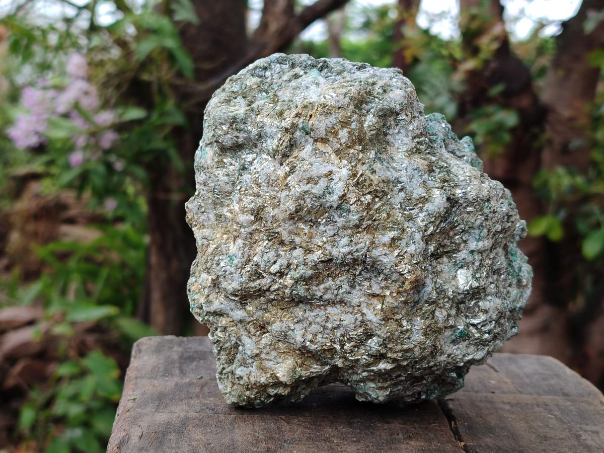 Natural Emerald Mica 'Mutokolite' Cobbed Specimens x 2 From Mutoko, Zimbabwe - Toprock Gemstones and Minerals 