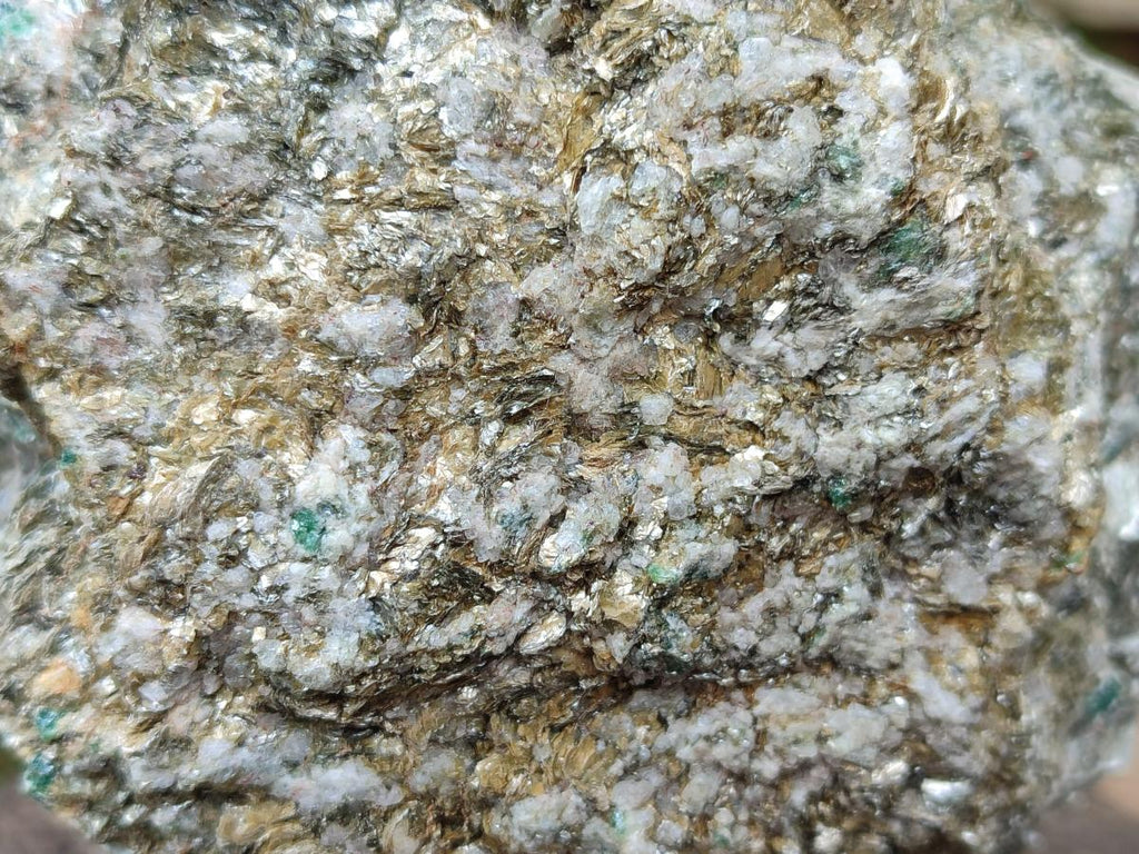 Natural Emerald Mica 'Mutokolite' Cobbed Specimens x 2 From Mutoko, Zimbabwe - Toprock Gemstones and Minerals 