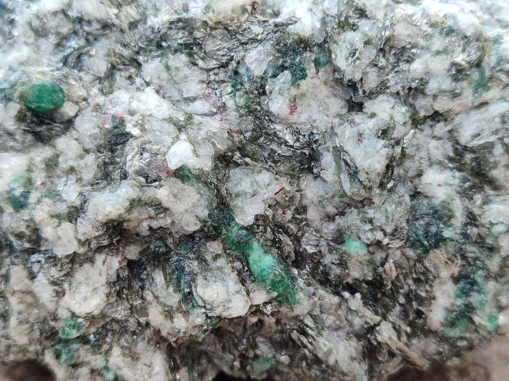 Natural Emerald Mica 'Mutokolite' Cobbed Specimens x 2 From Mutoko, Zimbabwe - Toprock Gemstones and Minerals 