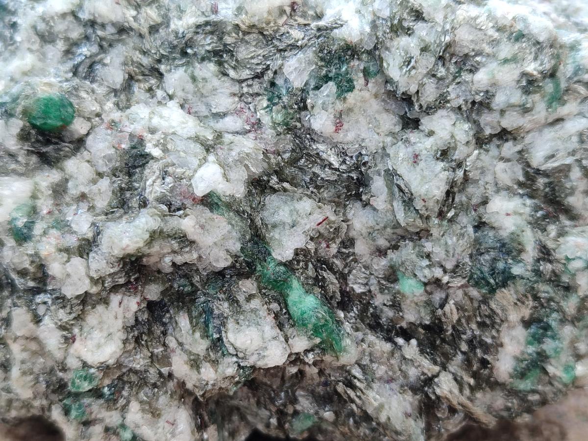 Natural Emerald Mica 'Mutokolite' Cobbed Specimens x 2 From Mutoko, Zimbabwe - Toprock Gemstones and Minerals 