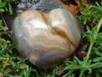 Polished and Natural Mix of Banded Agate Pieces x 6 From Madagascar - Toprock Gemstones and Minerals 