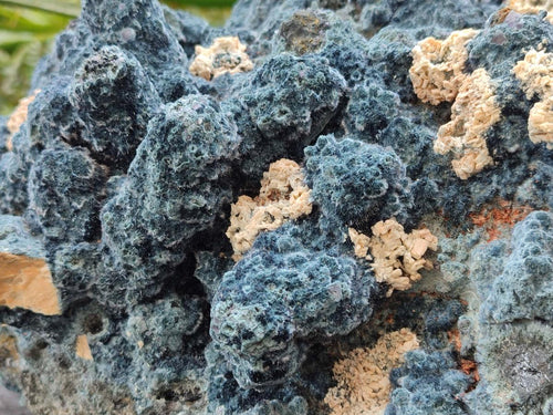 Natural XL Museum Fibrous Stalagmitic Foitite Specimen with Feldspar x 1 From Erongo, Namibia - Toprock Gemstones and Minerals 