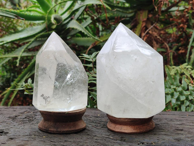 Natural Smokey Quartz Floater Crystals x 3 From Erongo, Namibia - Toprock Gemstones and Minerals 