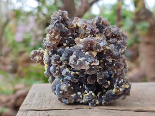 Natural Smokey Fluorite Specimens with Yellow Muscovite Mica and Black Tourmaline x 3 From Erongo, Namibia - Toprock Gemstones and Minerals 