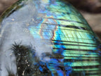 Polished Labradorite Hearts x 2 From Madagascar - Toprock Gemstones and Minerals 
