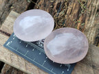 Polished Gemmy Rose Quartz Palm Stones x 12 From Madagascar - Toprock Gemstones and Minerals 