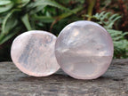 Polished Gemmy Rose Quartz Palm Stones x 12 From Madagascar - Toprock Gemstones and Minerals 