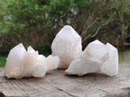Natural Malagasy Quartz Clusters x 12 From Madagascar - Toprock Gemstones and Minerals 