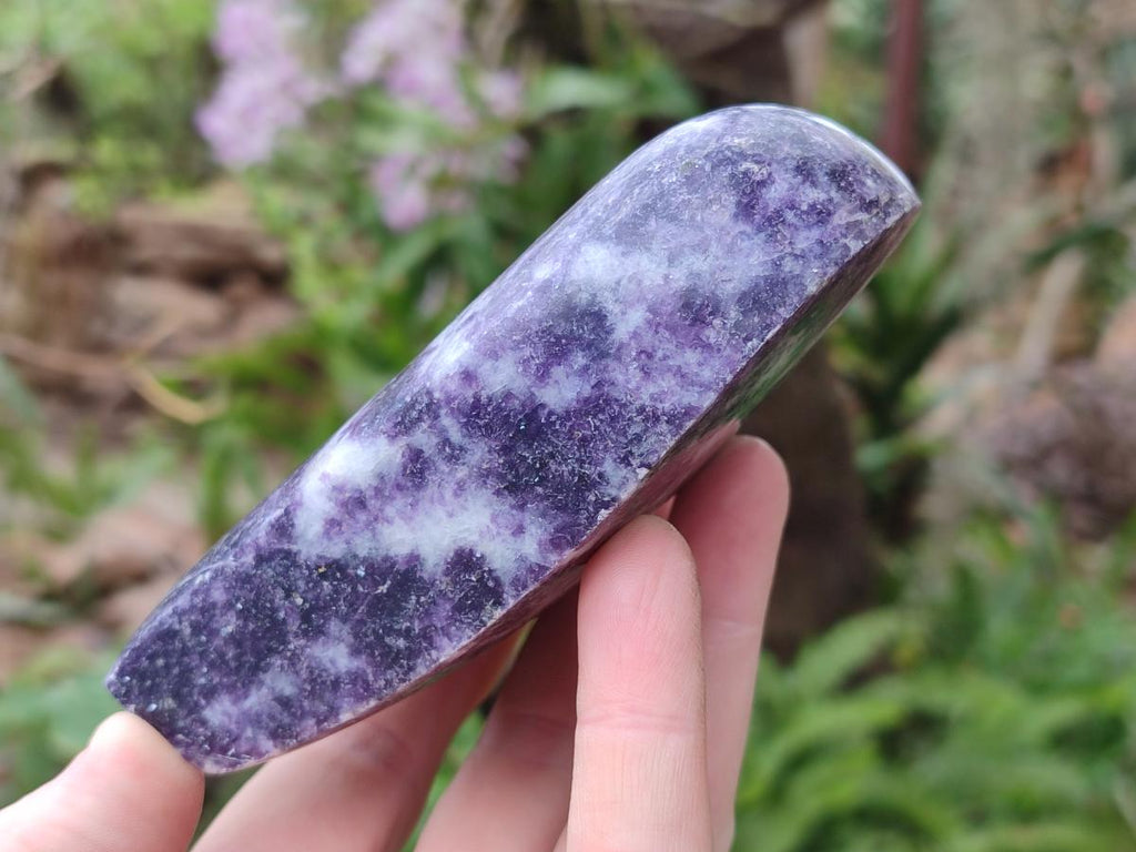 Polished Large Lepidolite Free Forms x 6 From Zimbabwe - Toprock Gemstones and Minerals 