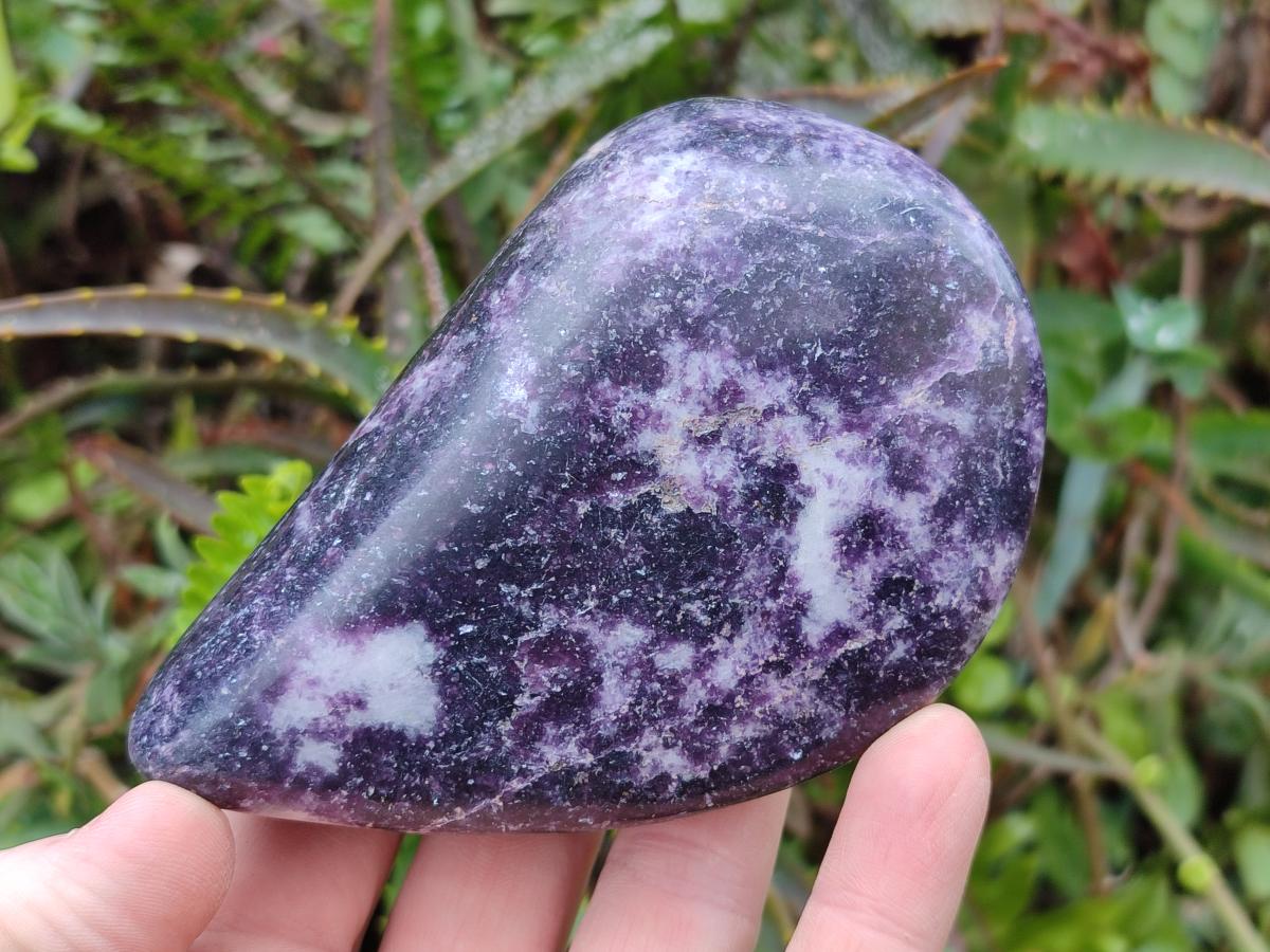 Polished Large Lepidolite Free Forms x 6 From Zimbabwe - Toprock Gemstones and Minerals 