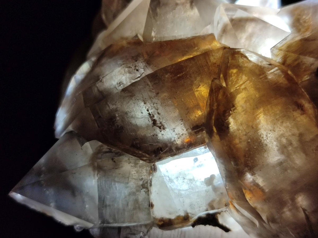 Natural Smokey Quartz Clusters with Associated Minerals x 6 From Erongo, Namibia - Toprock Gemstones and Minerals 