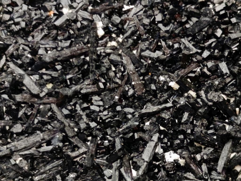 Natural Schorl Black Tourmaline Specimens x 6 From Erongo, Namibia - Toprock Gemstones and Minerals 