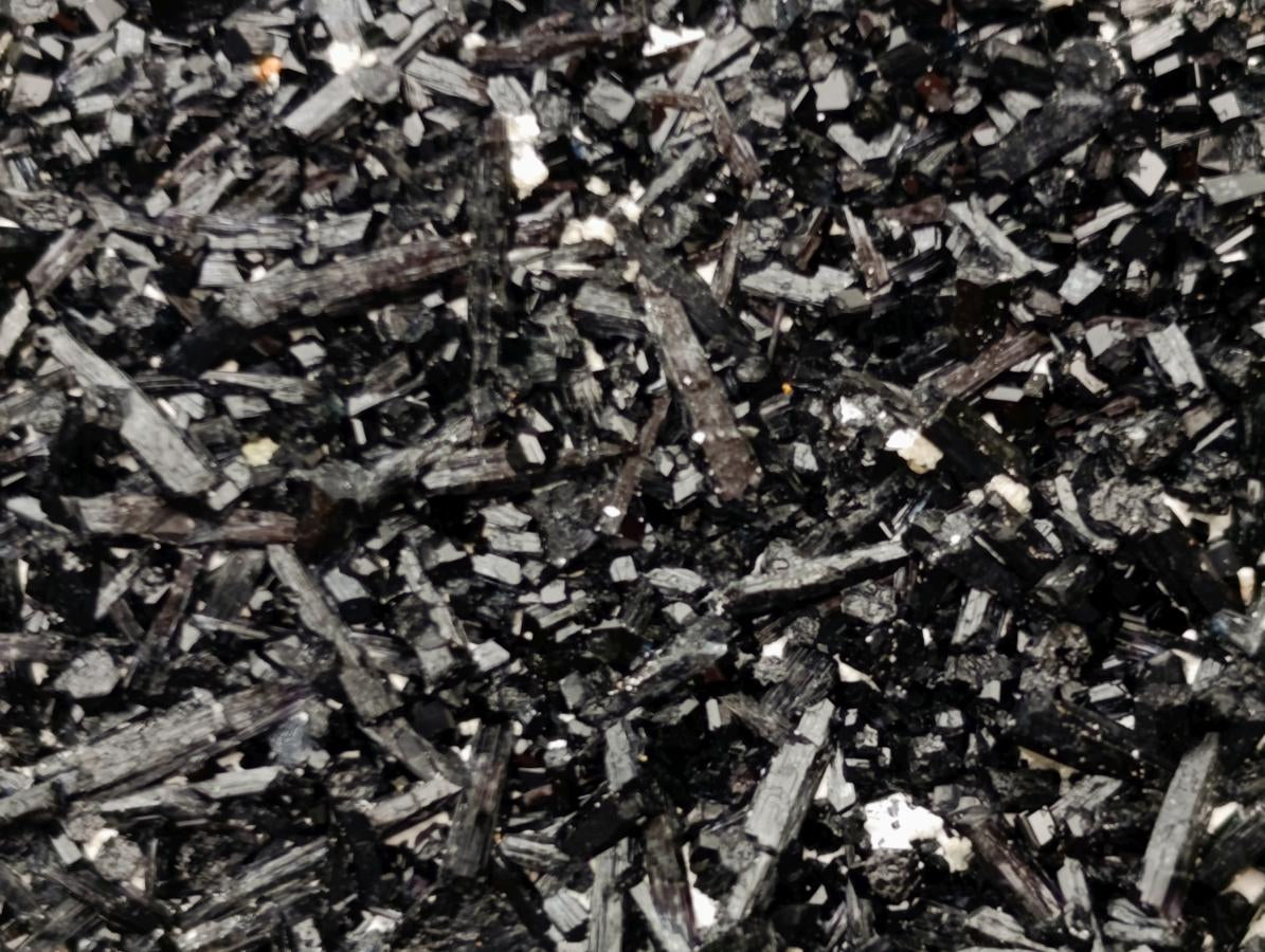 Natural Schorl Black Tourmaline Specimens x 6 From Erongo, Namibia - Toprock Gemstones and Minerals 