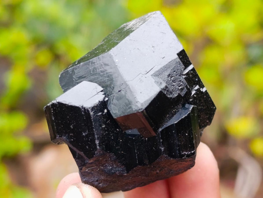 Natural Schorl Black Tourmaline Specimens x 6 From Erongo, Namibia - Toprock Gemstones and Minerals 